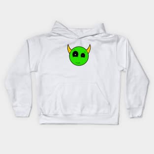 Weeny, the little green monster Kids Hoodie